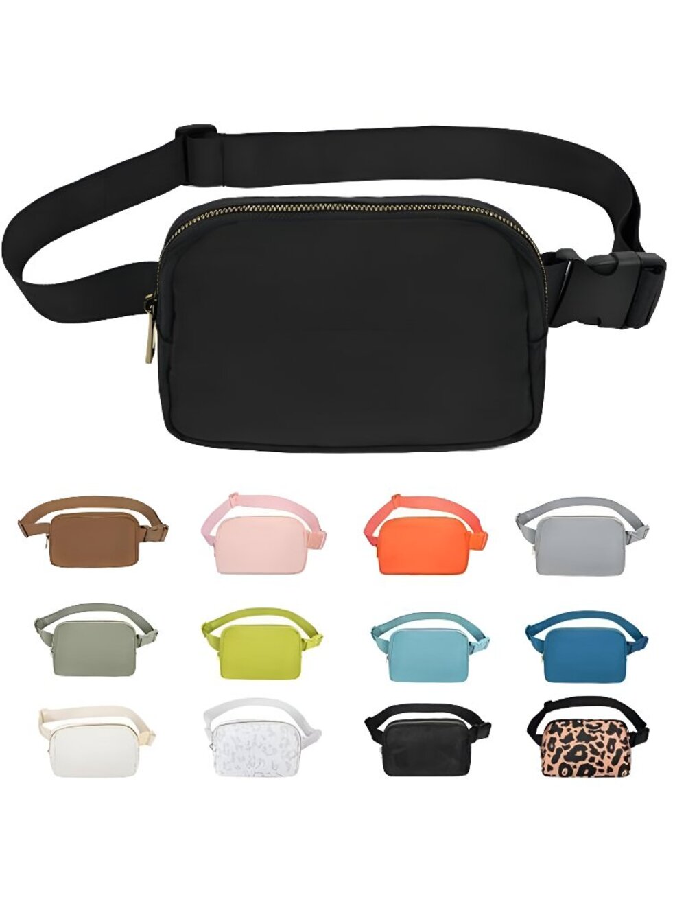 Fanny Pack For Women And Men Crossbody Bag Belt Bag with Adjustable Strap